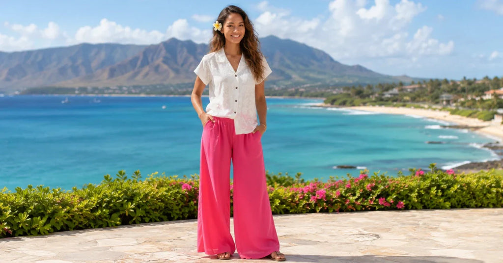 Hawaiian Palazzo Pants: A Comfortable Alternative to Dresses