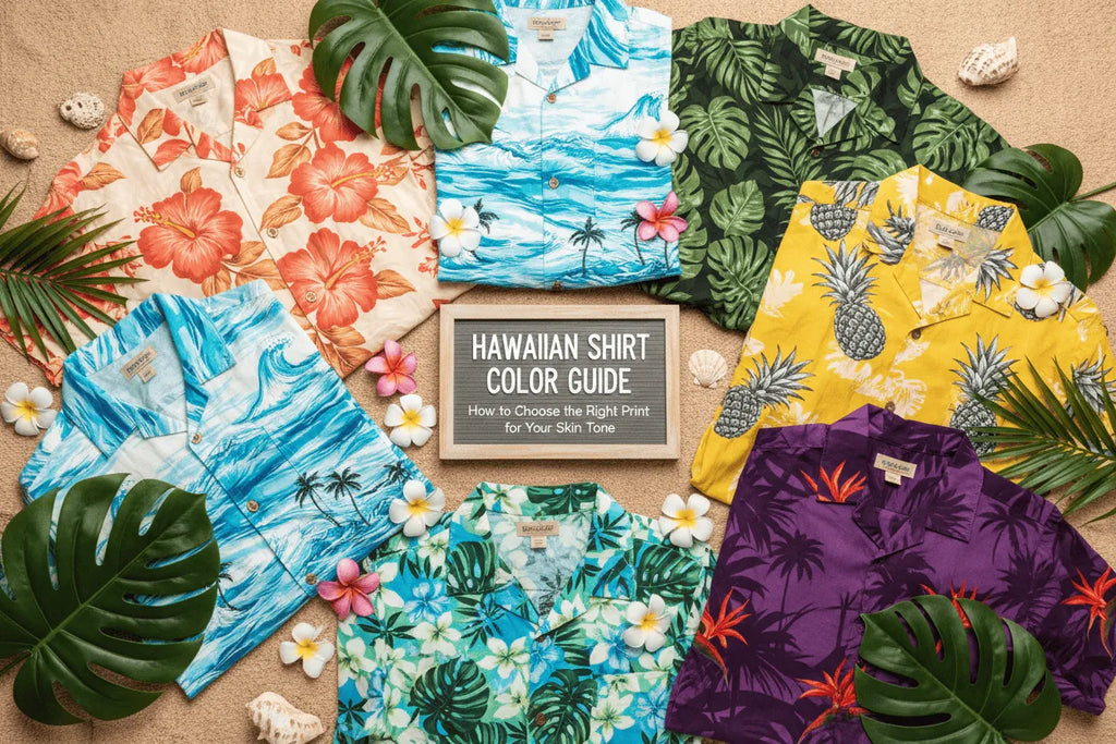 Hawaiian Shirt Color Guide: How to Choose the Right Print for Your Skin Tone