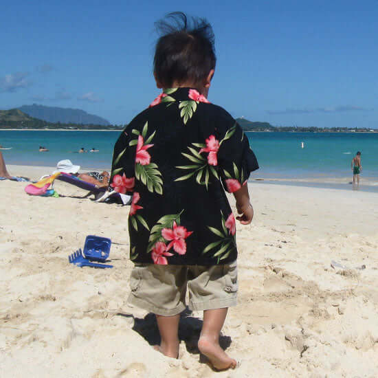 Hawaiian Infant Short Sets Beach Outfits Baby Boy Shit And Shot