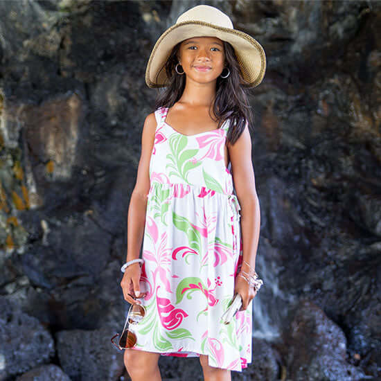 Dress Outlet Hawaiian Dresses For Little Girls Haven Blue Leilani