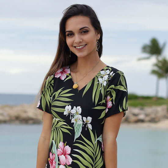 chinese dress ladies Malampa Fiji Day Family Matching Off Shoulder Long Sleeve Dress and Hawaiian  Shirt Vanuatu Sand Drawing
