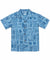 Kalaka Tribal Tapa Boys Shirt Blue