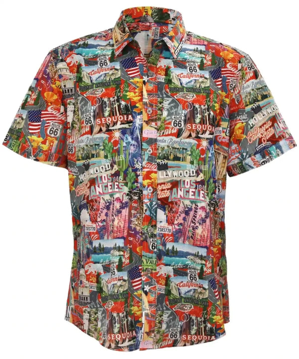 Aloha Shirt California State Coral