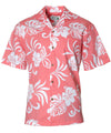 Pago Pago Island Shirt Coral