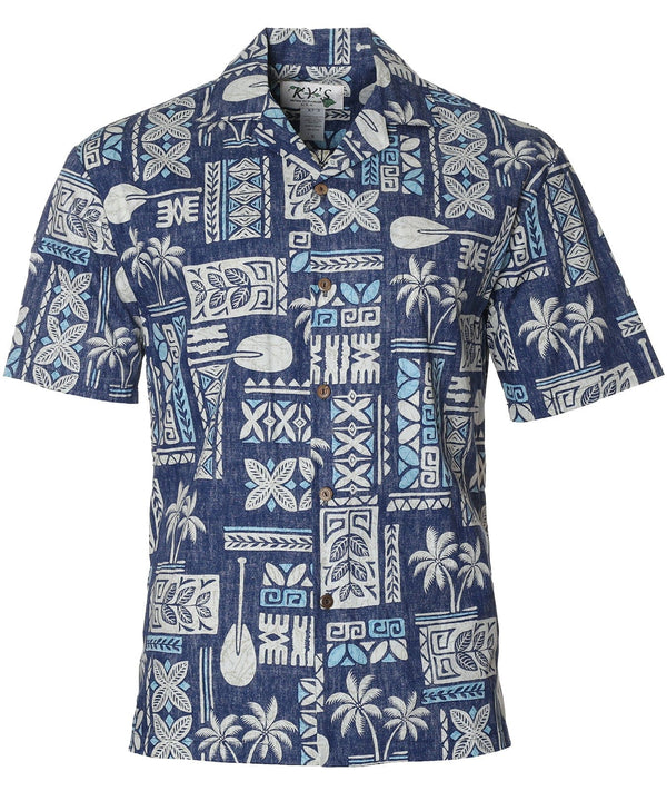 Aloha Shirt Kapena Blue