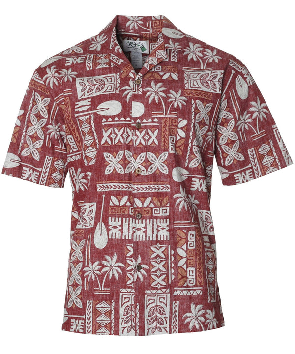 Aloha Shirt Kapena Red