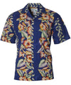 Paia Hawaiian Shirt Navy