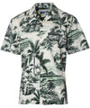 Waikiki Woody Hawaiian Shirt Forest Green
