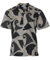 Waves Hawaiian Shirt Black