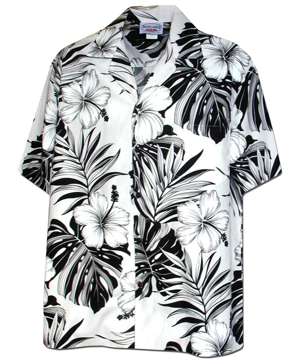 Hawaiian Shirt Palekaiko White