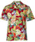 Tropical Forest Mirage Aloha Shirt Red