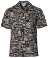 Tapa Salty Crew Hawaiian Shirt Brown