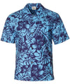Aloha Island Shirt Bloom Tropics Blue