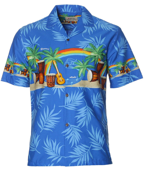 Sounds of Aloha Hawaiian Shirt Blue