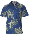 Pineapples and Ukuleles Hawaiian Shirt Blue RJC