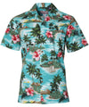 Everyday Vacation Aloha Shirt Aqua