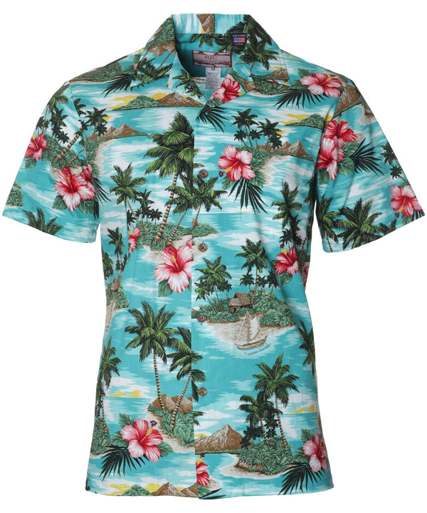 Everyday Vacation Aloha Shirt Aqua
