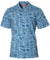 Hawaiian Tapa Shirt Kalaka Tribal Blue