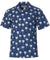 Palms Tribal Hawaiian Shirt Navy