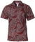 Polynesian Tribal Hilo Hawaiian Shirt Burgundy