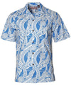 Aloha Shirt Natal Homing Tribal Honu Blue
