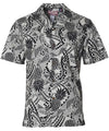 Tribal King Pineapple Aloha Shirt Khaki