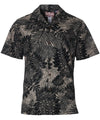 Hawaiian Shirt Fall Action Haulelau Black