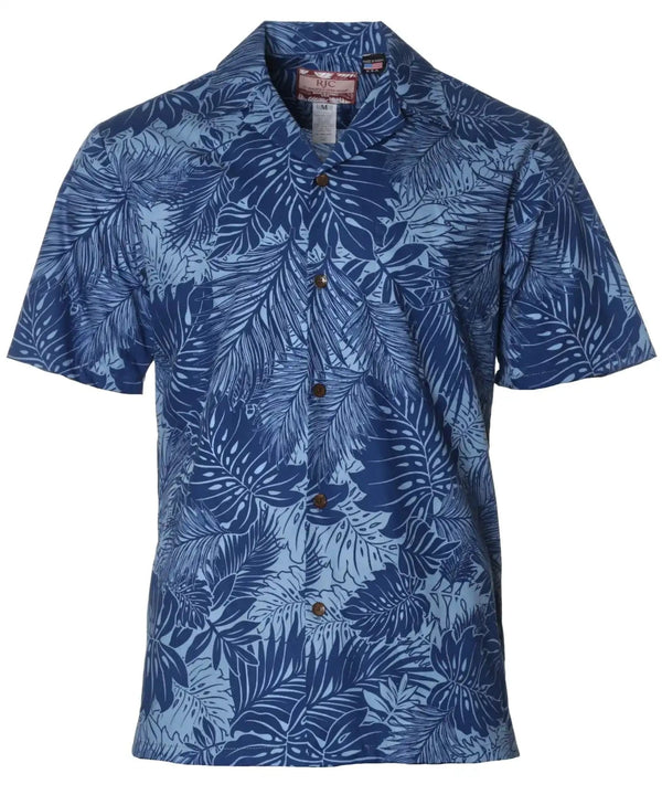 Hawaiian Shirt Fall Action Haulelau Blue