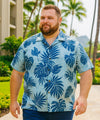 Hawaiian Shirt Plus Size Monstera Palms