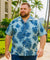 Hawaiian Shirt Plus Size Monstera Palms