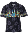 Hawaiian Shirt Border Design Island Beer Collection Black
