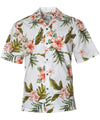 Kahua Plumeria Shirt Coral