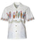 Surfboard Chest Border Hawaiian Shirt White