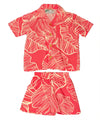 Boy’s 2 Piece Clothes Rayon Set Taro Leaf