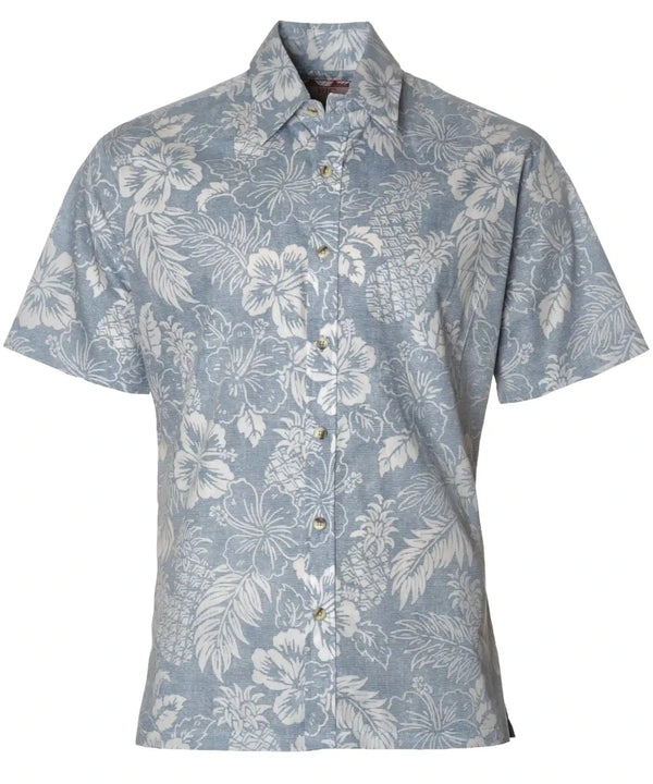 Button-Up Dress Shirt Tropical Pineapples
