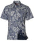Button-Up Dress Shirt Tropical Pineapples Navy