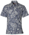 Button-Up Dress Shirt Tropical Pineapples