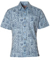 Hawaiian Shirt Button-Up Dress Kalaka Tribal