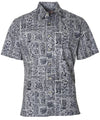 Hawaiian Shirt Button-Up Dress Kalaka Tribal