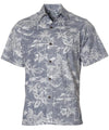 Business Casual Button-Up Hawaiian Shirt Love Shack Navy