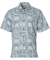 Pineapple Shack Button Up Hawaiian Shirt Teal