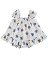 Palms Tribal Baby Clothes 2 Piece Capri Set