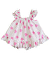 Palms Tribal Baby Clothes 2 Piece Capri Set