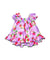 Infant Hawaiian Clothes 2 Piece Capri Set Hidden Pineapples Purple