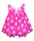 Infant Girl Crossover Yoke Dress Set Traveling Honu Pink