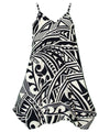 Girls Hawaiian Dress Tribal Time Black