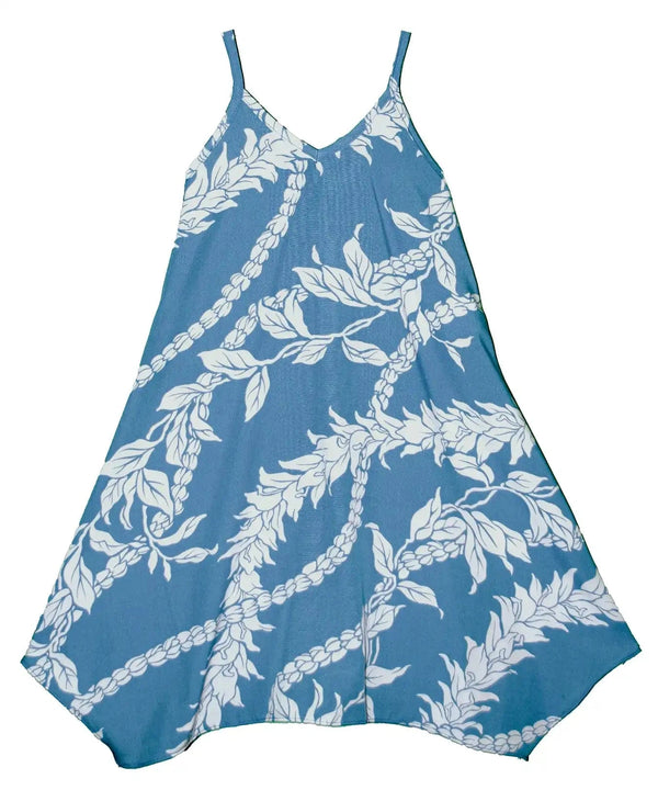 Island Bloom Swing Girls Hawaiian Dress Peri