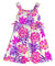 Girls Hawaiian Dress with Side Ties Hibiscus Dream Lilac