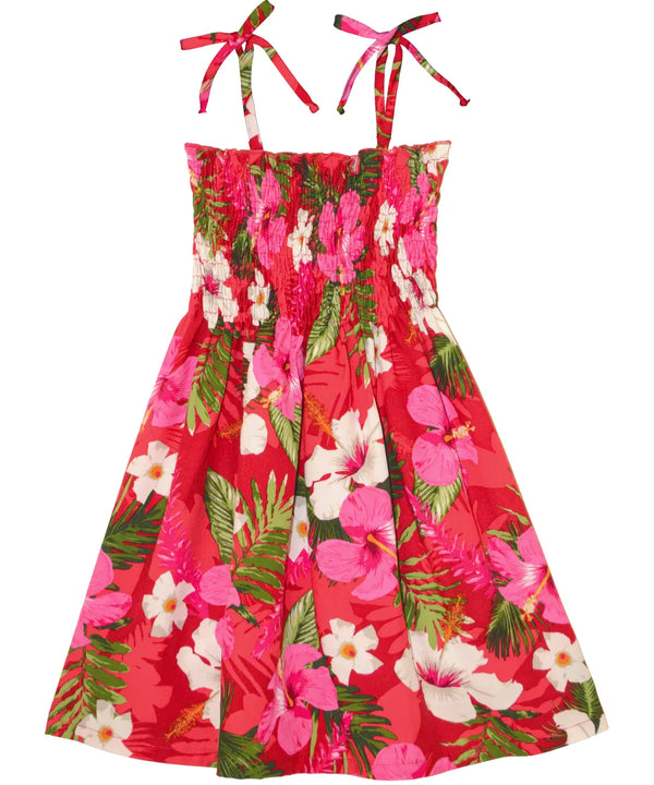 Leilani Girls Smock Hawaiian Dress