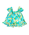 Mini Plumeria Leis Baby Clothes 2 Piece Capri Set